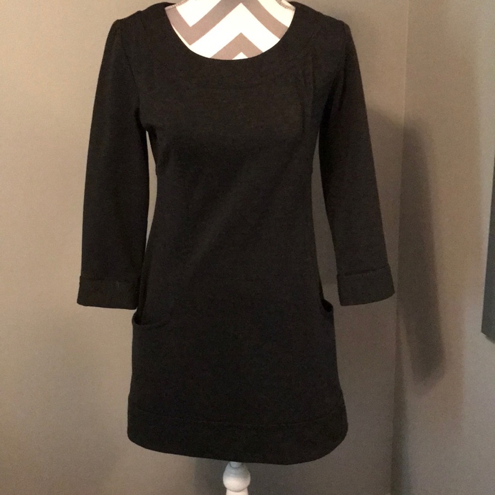 Charcoal mini dress